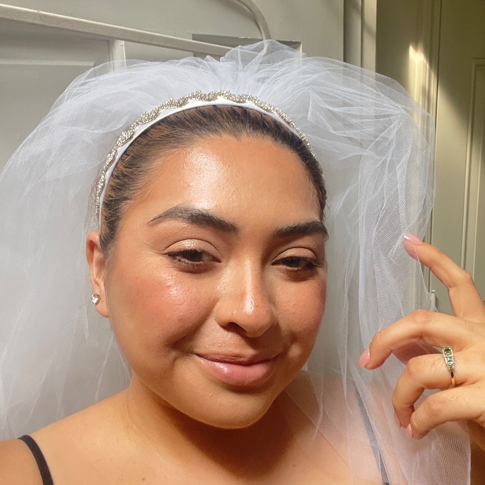 Elegantly bling veil